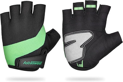 Breathable Workout Gloves for Weight Lifting, Gym & Cycling – Lightweight Fingerless Training Gloves with Enhanced Grip & Shock Absorption, Great for Fitness