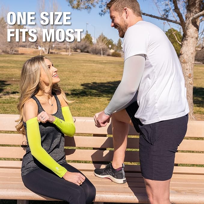 SportsTrail Cooling Arm Sleeves for Men & Women – Breathable, UV Sun Protection, Sports Arm Sleeves for Women, Men & Youth