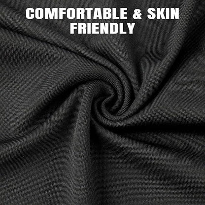 HONGTEYA 6 Pack Neck Gaiter Face Mask: Breathable Windproof Face Cover Balaclava High Elastic Earloop Bandana for Men Women