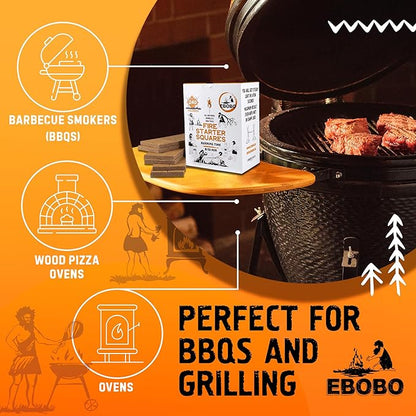 240 pcs Fire Starter Cubes – Natural Wax-Based, Odorless & Non-Toxic – Quick Ignition for BBQ Grill, Fireplace, Wood Stove, Fire Pit & Camping – Easy, Mess-Free Lighting
