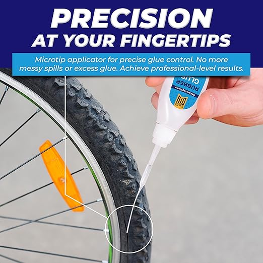 Y'allCanDiy Super Glue for Rubber - Cyanoacrylate Based Adhesive for RC Tires, Seals, Gaskets, Soles, Hose, Mat & Neoprene, Automotive Parts Repair. Waterproof, Heavy Duty CA Glue