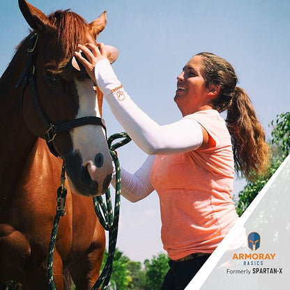 ARMORAY Arm Sleeves for Men or Women - Tattoo Cover Up - Cooling Sports Sleeve for Basketball Golf Football