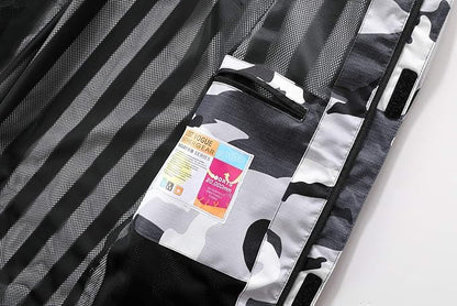 OTU Men's Lightweight Waterproof Hooded Rain Jacket Outdoor Raincoat Shell Jacket for Hiking Travel