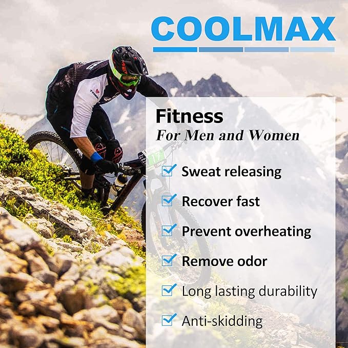 RANDY SUN Waterproof Breathable Socks, [SGS Certified] Unisex Novelty Skiing Trekking Hiking Wading Trail Socks