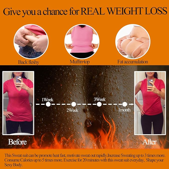 Women Sauna Sweat Vest with Sleeves Neoprene Fitness Shirt Workout Body Shaper Sport Tank Top