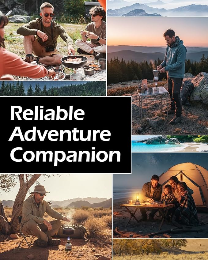 NEON Isobutane Fuel Canister, Portable Camping Gas 100g, Efficient and High Output Butane for Camp Stove, Backpacking, Hiking, Lanterns, Outdoor Cooking, Suitable for All Seasons