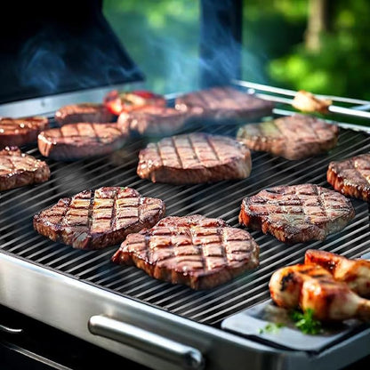 J&HYBBQ 4Pcs Stainless Steel Grill Grate 19 1/4 x 7.5 Inch, 7.8 mm Rod BBQ Grill Grate Compatible with Bull Angus, Brahma, Outlaw, Steer Premium, Lonestar Select, 7 Burner Premium, Lion Premium