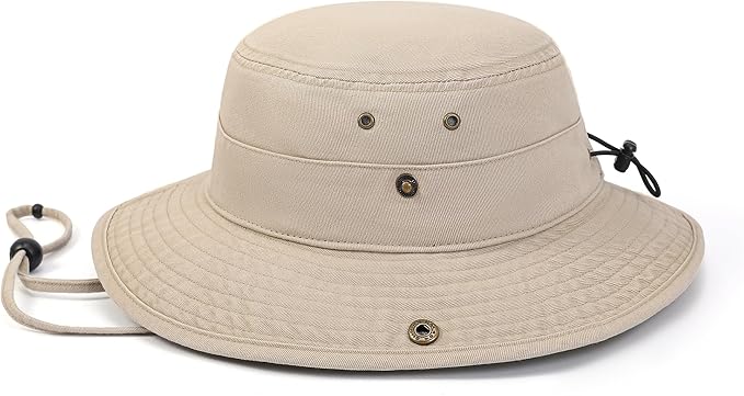 Foraker Bucket Sun Hats with Wide Brim for Men Women, UPF 50+ Boonie Hat Foldable UV Protection Hiking Beach Fishing Safari