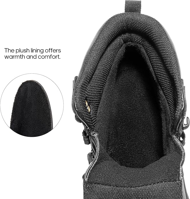 NORTIV 8 Mens Hiking Winter Snow Insulated Waterproof Outdoor Boots