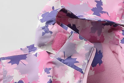 MGEOY Boys Girls Rain Jackets Lightweight Waterproof Hooded Raincoats Windbreakers for Kids 4-14Y