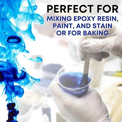 [Pack of 250] 10oz Disposable Measuring Cups for Mixing Epoxy Resin - Measurements in mL and Oz - Multipurpose Reusable Paint, Epoxy, Stain, Liquid Mixing Cups