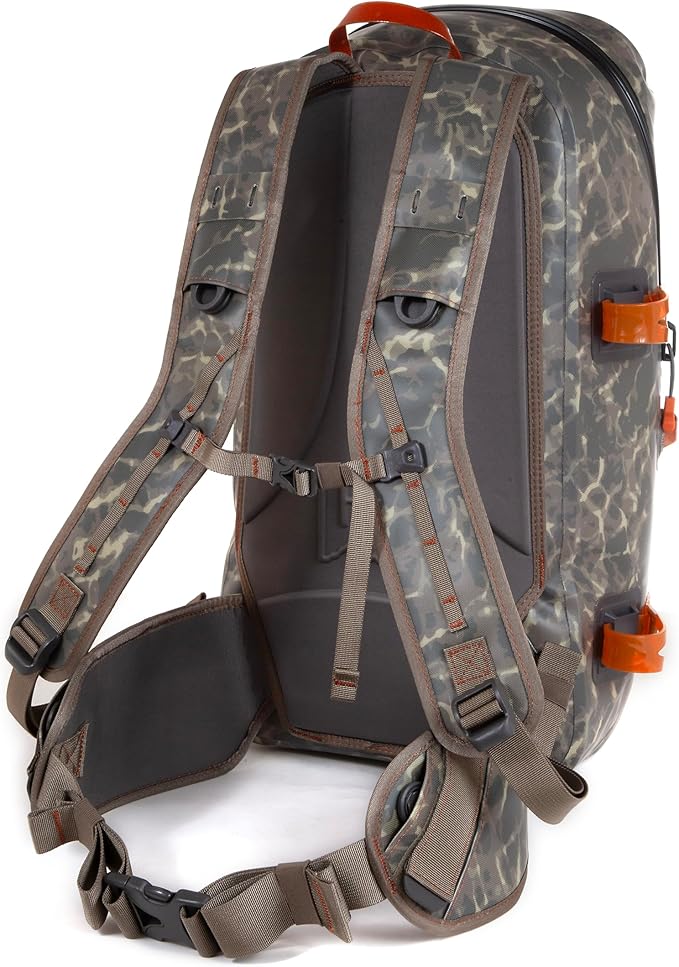 fishpond Thunderhead Waterproof Backpack – Fully Submersible Zipper, Accessory Attachments, 28L | Fishing Backpack - Eco Shadowcast Camo