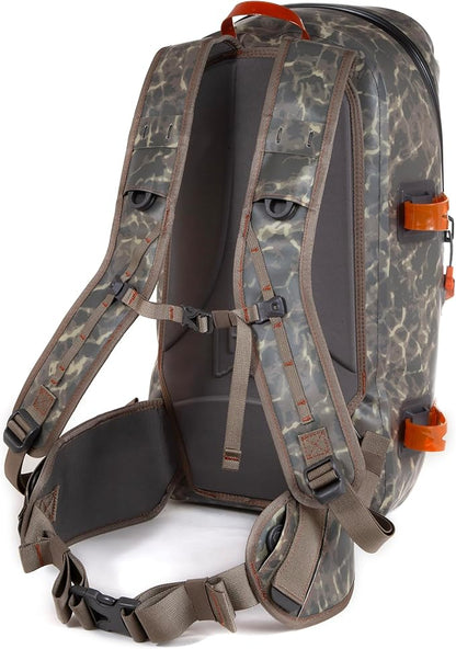 fishpond Thunderhead Waterproof Backpack – Fully Submersible Zipper, Accessory Attachments, 28L | Fishing Backpack - Eco Shadowcast Camo