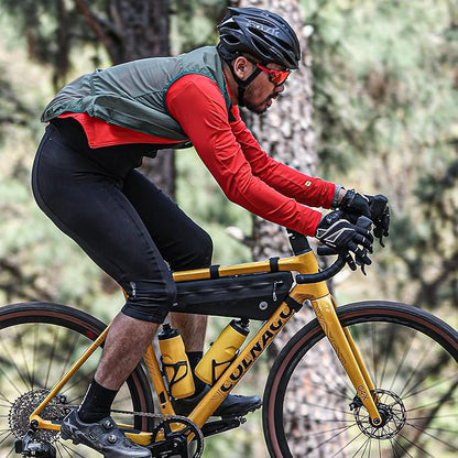 Rhinowalk Bike Triangle Frame Bag Waterproof IPX4 Slim Fit Cycling Storage Pouch for MTB & Road Bikes (Size 2.6L)