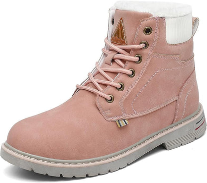 Mishansha Men's Waterproof Snow Boots, Insulated Warm Lined Winter Boot for Cold Weather, Non-Slip Outdoor Trekking Hiking Shoes Size 4-13.5