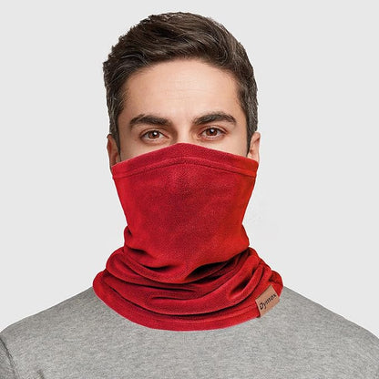Winter Neck Warmer Gaiter Fleece Neck Cover Cotton Balaclava Windproof Face Cover Mask for Women Men