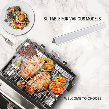 15” 9MM Grill Grates Replacement for 7535 7522 Weber Spirit Grill Spirit E-210, S-210, E-200, S-200, Weber Genesis Silver A, Spirit 500, Spirit 200 Series, BBQ Grill Parts Flavorizer Bars Grid