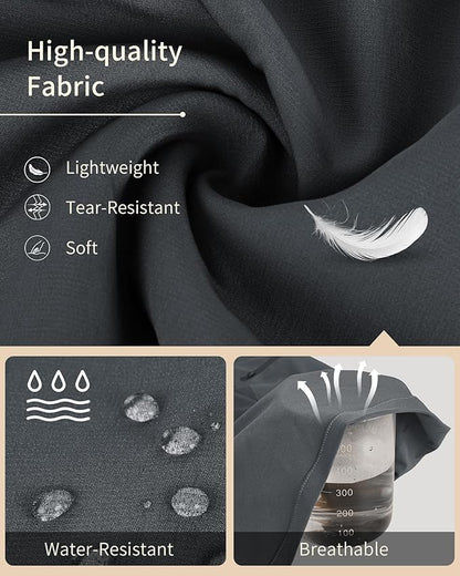 Mens Hiking Pants Convertible Quick Dry Zip Off Tactical Cargo Pants Water Resistant Lightweight Outdoor Pants with 6 Pockets