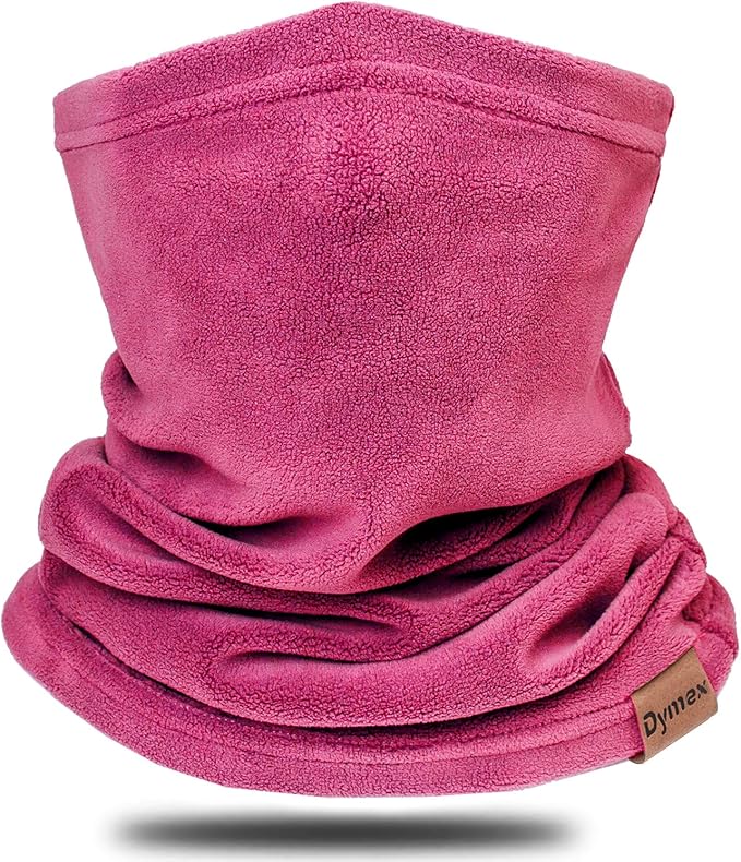 Winter Neck Warmer Gaiter Fleece Neck Cover Cotton Balaclava Windproof Face Cover Mask for Women Men