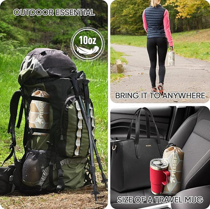 PTEROMY Hooded Rain Poncho for Adult with Pocket, Waterproof Lightweight Unisex Raincoat for Hiking Camping Emergency