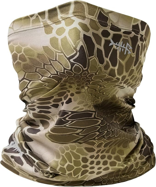 BASSDASH UPF 50+ UV Sun Protection Neck Gaiter Fishing Mask Hunting Kayaking Hiking Cycling Ski Sports