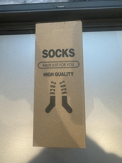 EBMORE Merino Wool Thermal Warm Socks Thick Winter Hiking Cozy Crew Comfy Cushioning Socks 4 Pairs for Women Men