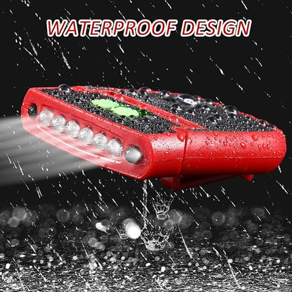 Mudder LED Clip on Cap Lights USB Rechargeable Cap Flashlight Clip Waterproof Ultra Bright Hat Flashlight Headlamp for Fishing Camping Hand Work