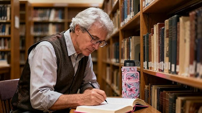 Insulated Water Bottle Holder Sling Bag with Phone Pocket, Adjustable Crossbody Strap for Walking, Hiking, Camping, Fishing