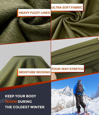 CL convallaria Thermal Underwear Long Johns Set Mens Winter Gift Hunting Gear Sport Base Layer Bottom Top