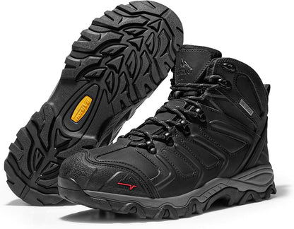 NORTIV 8 Men's Ankle High Waterproof Hiking Boots Outdoor Lightweight Shoes Trekking Trails Armadillo