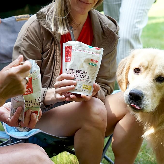 GOOD TO-GO White Bean Chicken Chili (6-Pack of Single Servings) | Camping & Backpacking Food | Just Add Water Backpacking Meals | Good To-Go Dehydrated Meals Taste Better Than Freeze Dried Food