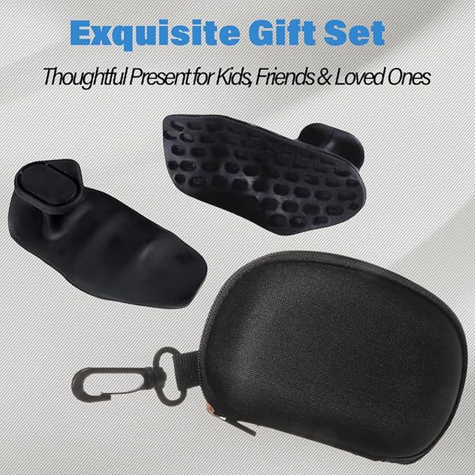 2nd Gen Enlarged Anti-Slip Workout Grips - Ergonomic Rubber Hand Protector Gloves, Workout Grips for Weight Lifting, Rubber Fingerless Gym Gloves for Pull-Ups, Gym Training and Exercise