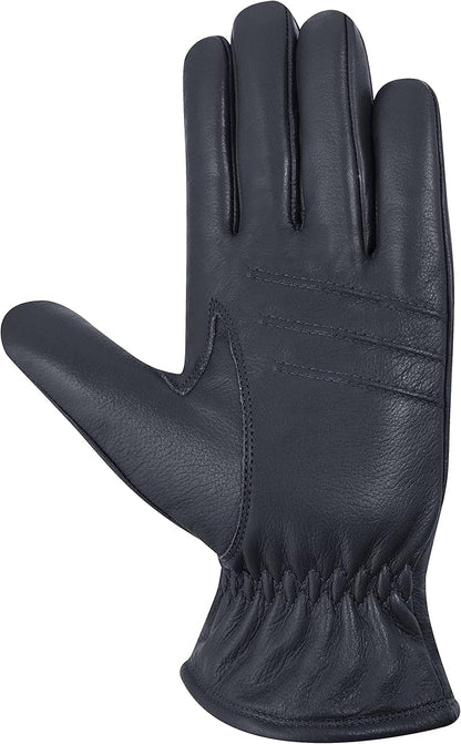 Riparo Winter Gloves for Men, Leather Winter Gloves for Cold Weather, Snow Gloves for Motorcycle Driving Hiking Outdoor