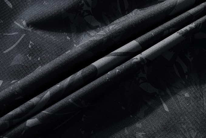 OTU Men's Lightweight Waterproof Hooded Rain Jacket Outdoor Raincoat Shell Jacket for Hiking Travel