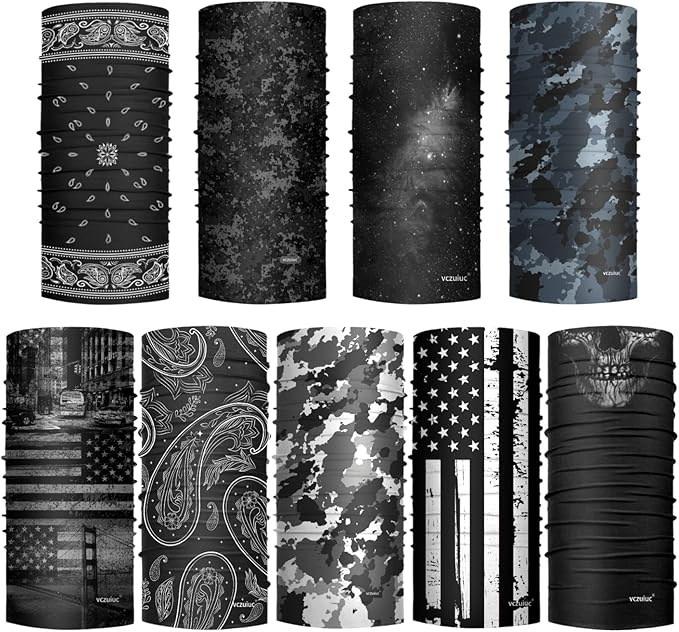 Neck Gaiter Face Cover - Sun Protection Mask Balaclava for Men and Women