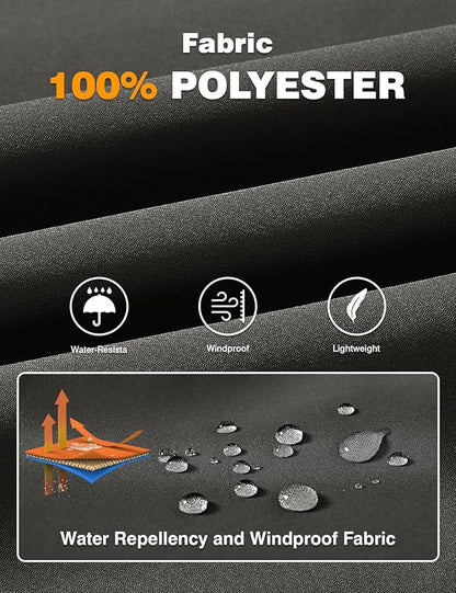 TBMPOY Men's Lightweight Bomber Jackets Light Windbreaker Casual Stylish Fall Golf Zip Up Dress Business Varsity