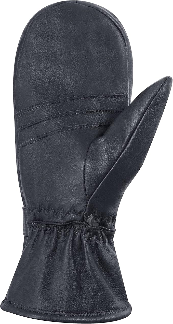 Riparo Winter Gloves for Men, Leather Winter Gloves for Cold Weather, Snow Gloves for Motorcycle Driving Hiking Outdoor