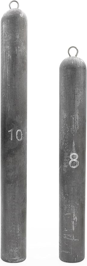 BLUEWING Deep Drop Weights Heavy Fishing Weights 3lb,5lb,8lb,10lb,12lb,15lb Fit in Rod Holder Lead Swordfish Sinker Fishing