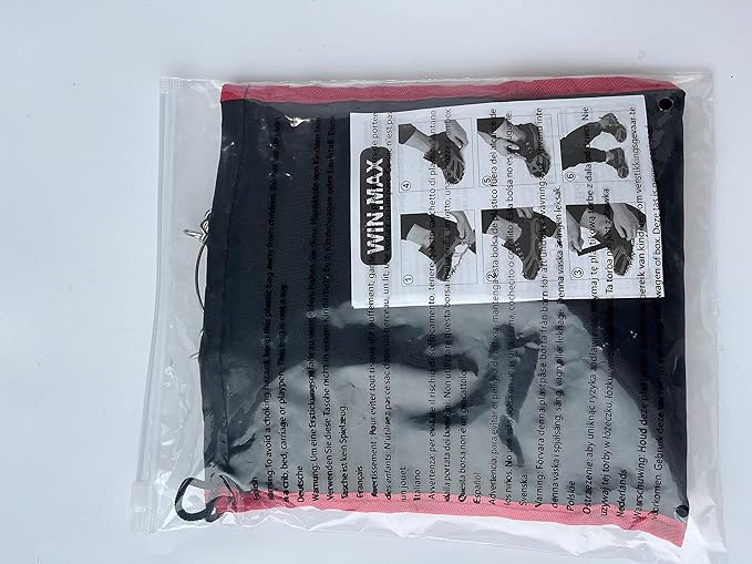 WIN.MAX Crampons for Shoes, Traction Cleats Ice Snow Grips with 19 Stainless Steel Spikes, Shoe Talons Anti - Slip Boots Spikes for Walking, Jogging, Climbing and Hiking