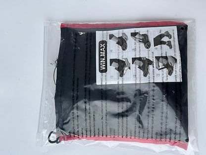 WIN.MAX Crampons for Shoes, Traction Cleats Ice Snow Grips with 19 Stainless Steel Spikes, Shoe Talons Anti - Slip Boots Spikes for Walking, Jogging, Climbing and Hiking