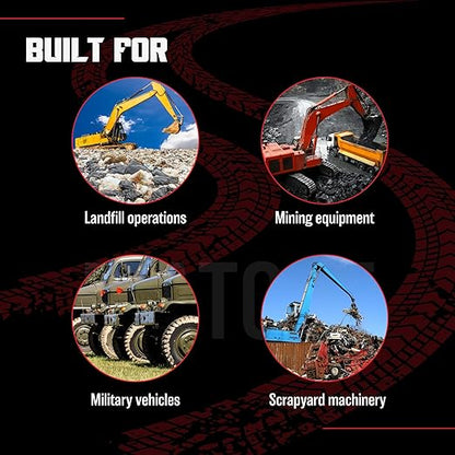 ARMOR 3500 - Our Highest Grade Industrial Tire Sealant Designed for The Most Hazardous & Extreme Operating Environments, 5-Gallon Pail with Pump