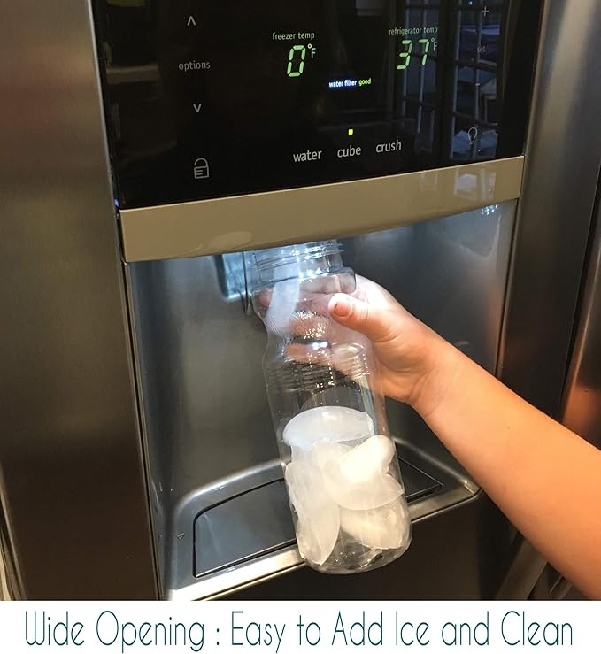 Rolling Sands BPA-Free 24 Ounce Water Bottles, 3 Pack, Made in USA