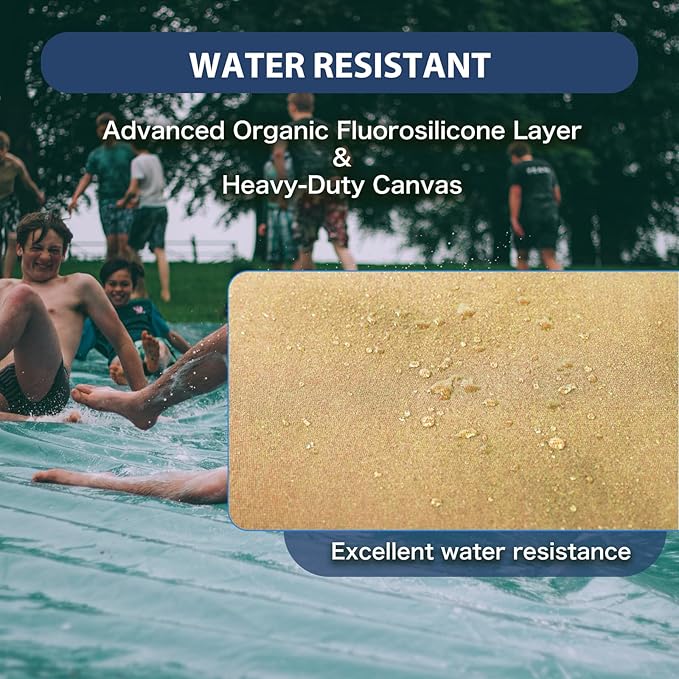 10’x16’ Canvas Tarps Heavy Duty Waterproof Tarpaulins with Aluminum Grommets,UV Resistant, 22Mil Multipurpose Drop Cloth, 14oz Cover Sheet for Outdoor and Indoor Use with Ropes Yellow