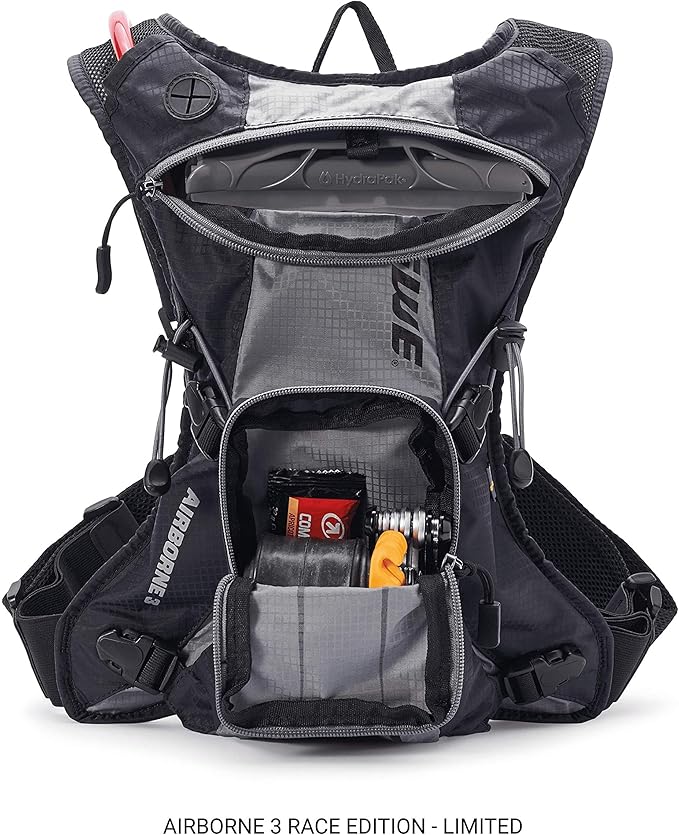 USWE Airborne Limited Race Edition with Water Bladder Included, Hydration Backpack for Men and Women, Ideal for MTB, Cycling, Mountain Biking