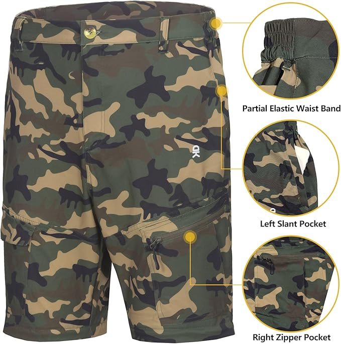 Little Donkey Andy Men's Outdoor Sports Two Section Trousers Mountaineering Hiking Hiking