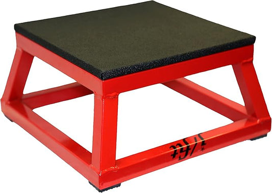 JFIT Plyometric Boxes - Made in Taiwan NO Assembly Required Single - Height Box Set and Adjustable Box Options Plyometric Platform and Jumping Agility Box for Training Conditioning Strength Training