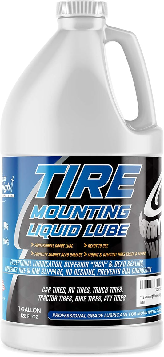 Bright Knight - Tire Lube, Tire Mounting Lube, Tire Sealant | Biodegradable & Universal | Tire Bead Sealer, Tire Soap, Bead Sealer For Tires, Aluminium & Alloy Wheels | Tire & Wheel Tools, Tire Repair