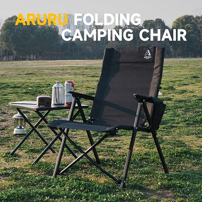Folding Camping Chair, Portable Outdoor Lawn Chairs for Adults Heavy Duty for Beach, Fishing,Picnic,Concert Sports, Collapsible Camp Chairs