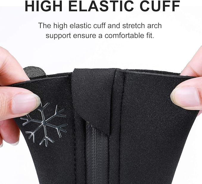 Cycling Shoe Covers Cold Weather for Men Women - Waterproof Shoe Covers Winter Outdoor Sports - Rain Cycling Overshoes, Road/Mountain Bike Booties