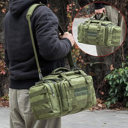 Dr.Fish Fishing Tackle Bag 5 Boxes with 60 Lures Included Loaded Stocked Tackle Box Set Spinner Lures Kit Freshwater Gear Equipment